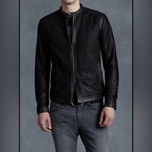 John Varvatos Racer Jacket. Size medium